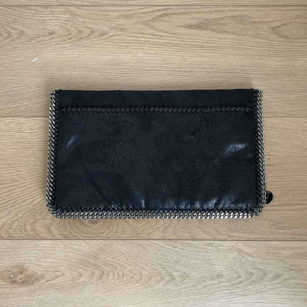 Stella McCartney Crystal-Embellished Falabella Pochette Clutch - Picture 5 of 5